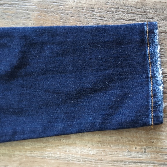 BRIDGE By GLY Mid Rise Skinny stretch distressed jeans style #BG5100L sz 27 tall - Picture 11 of 11